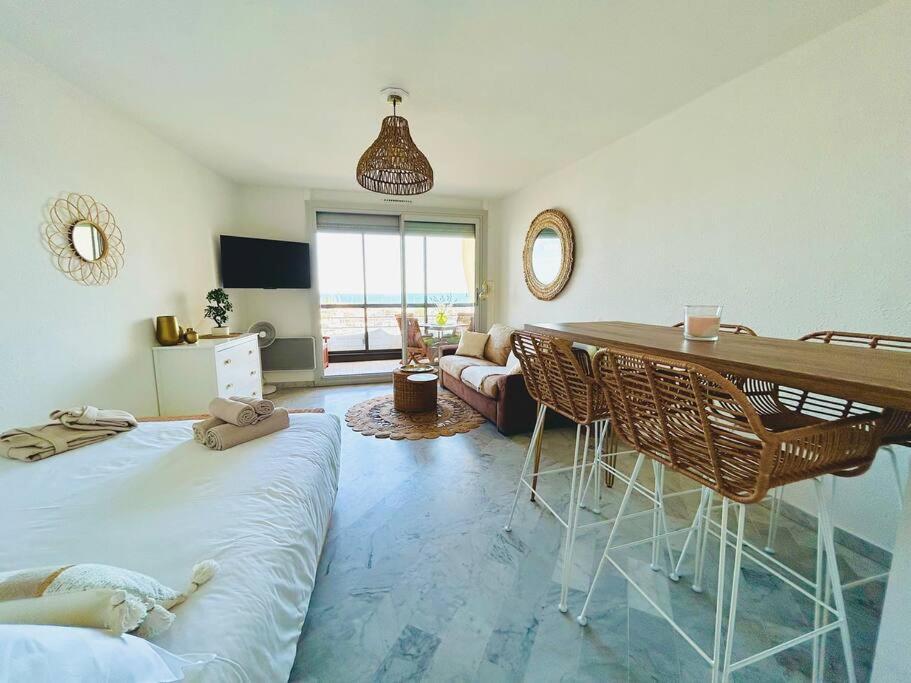 Studio Chic & Cosy Vue Mer, Clim, Parking La Grande Motte Exterior foto