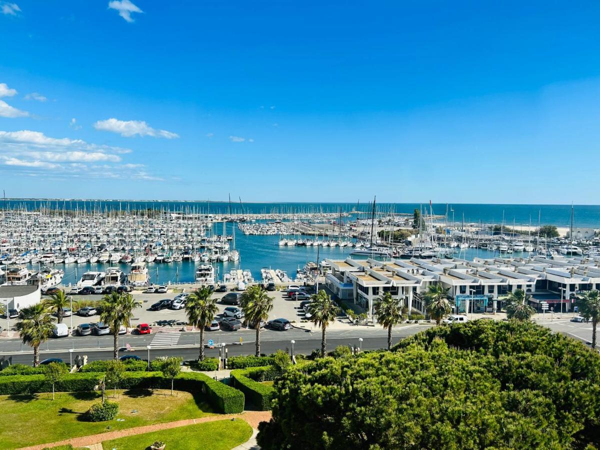 Studio Chic & Cosy Vue Mer, Clim, Parking La Grande Motte Exterior foto